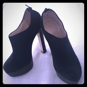 Fabio Rusconi Olympia Black Suede ankle Boots 6.5